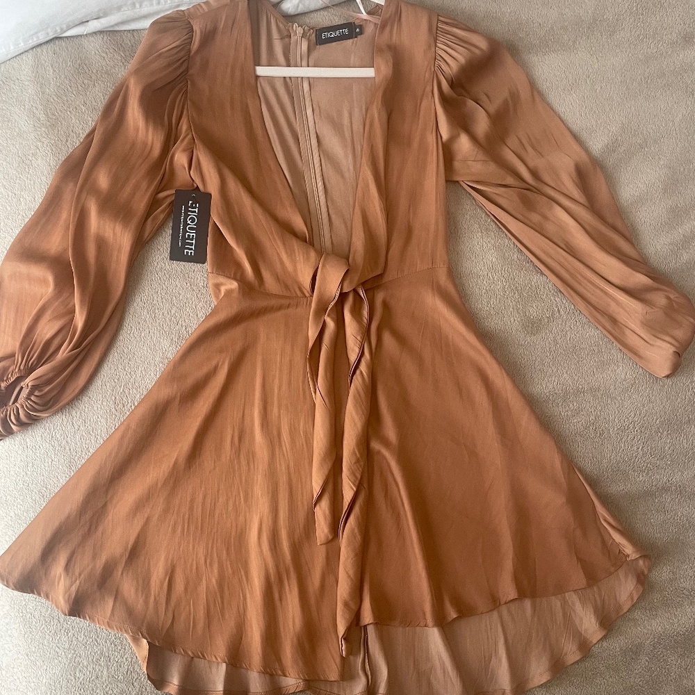 Elliatt Women's Tan Mini Dress